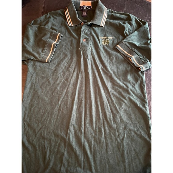 Vantage Notre Dame Fighting Irish Polo Shirt - Men's Large, Embroidered - Picture 1 of 8
